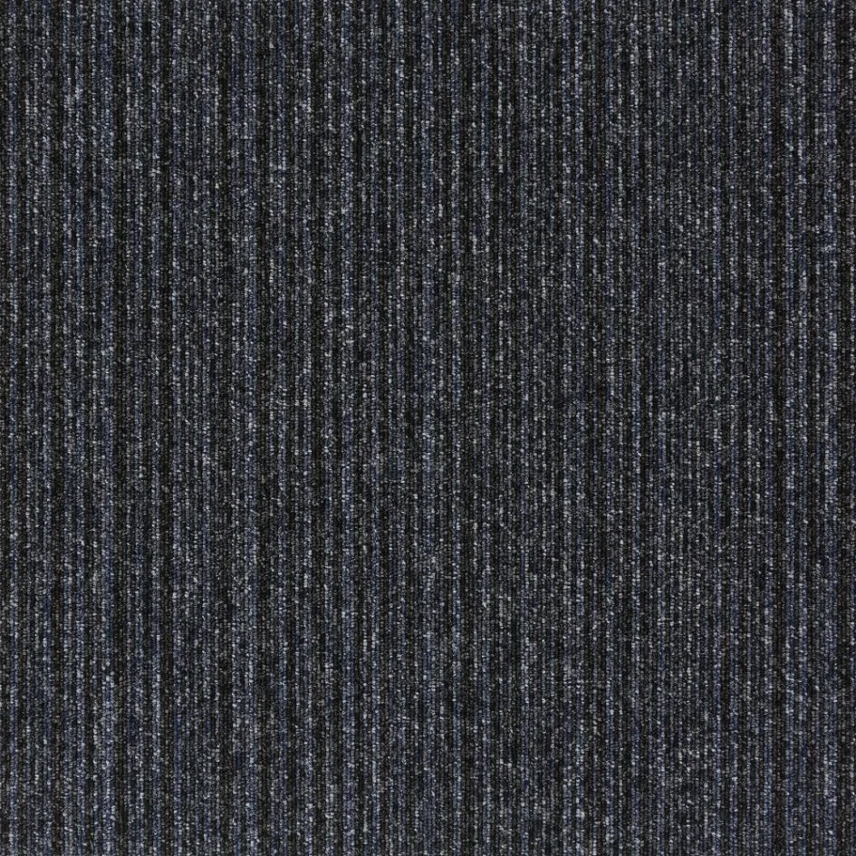Wykładzina dywanowa w płytkach Go To (Burmatex) kolor 21909-blue-grey-stripe
