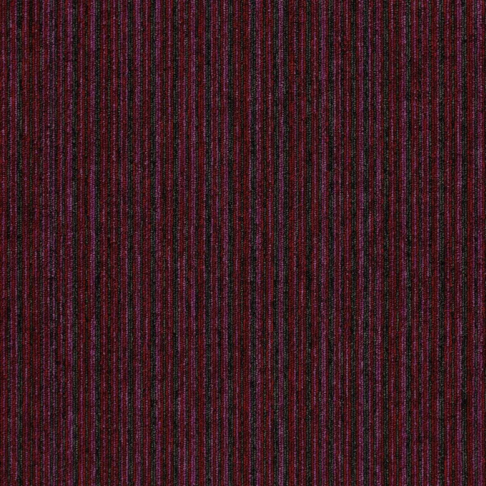 Wykładzina dywanowa w płytkach Tivoli (Burmatex) kolor 20713-takutea-red